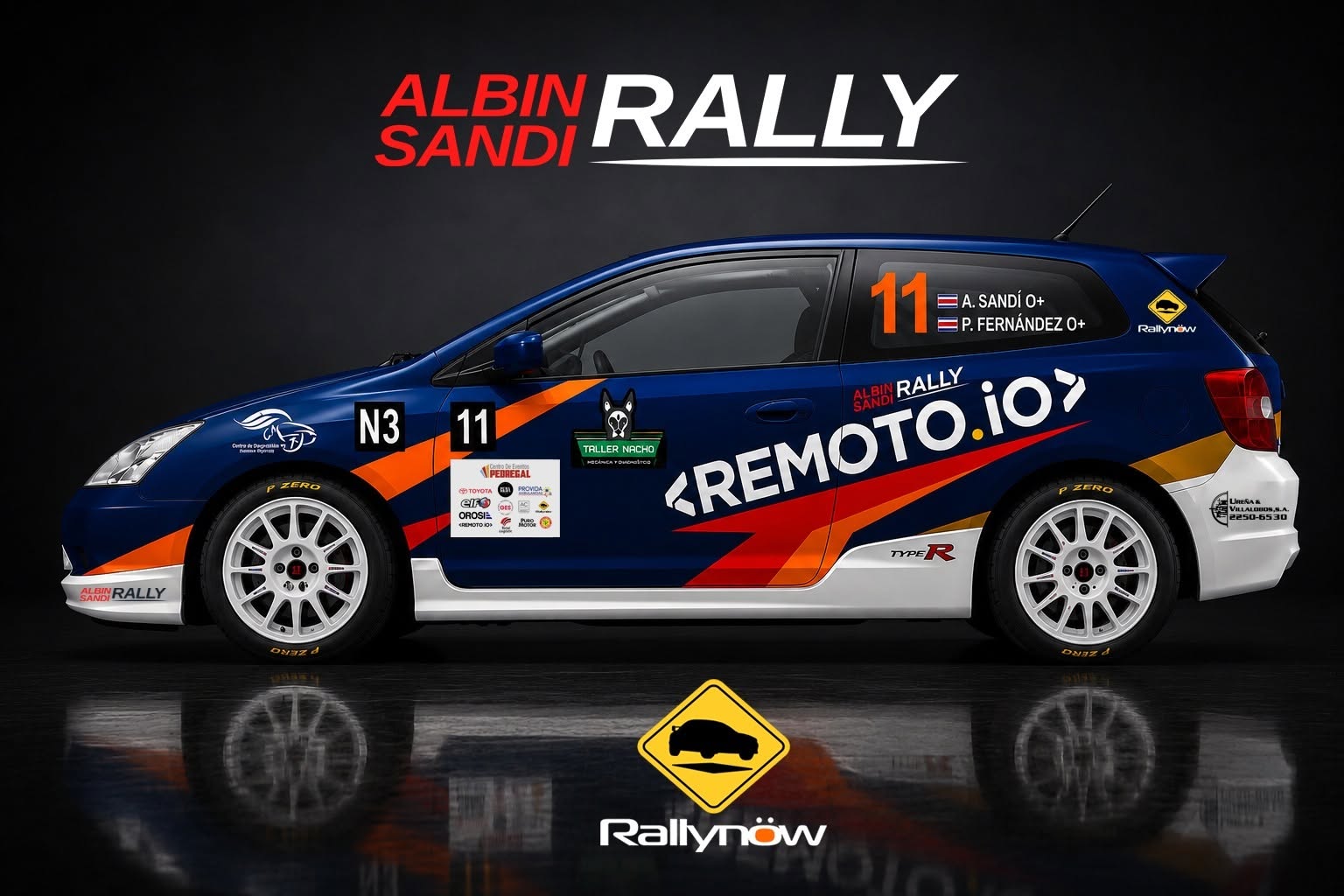 Honda Civic Type R Rally - Albin Sandi